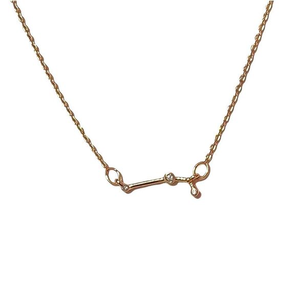 Bijoux Gold Aries Constellation Necklace and Earring Set - Picture 2 of 3